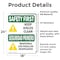 Signmission Safety Culture Sign, 18 in Width, Vinyl Decal, Rectangle, Bilingual OS-2PACK-SF-D-1824-L-10817 - alternate 5